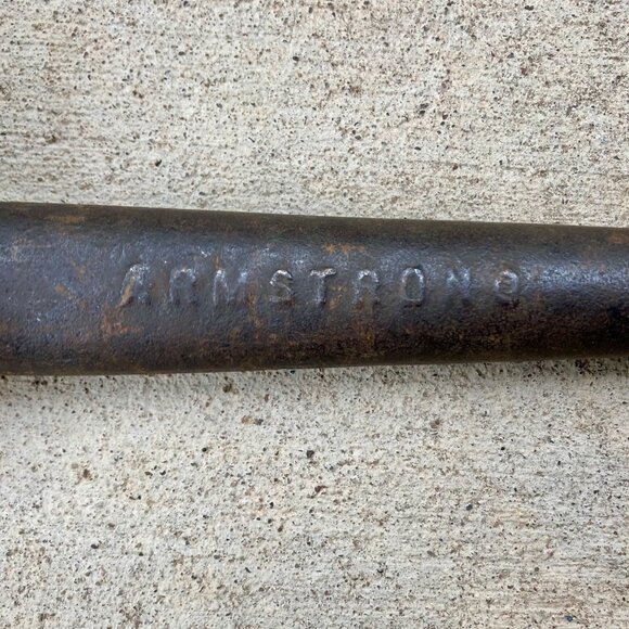 Vintage Armstrong 1-1/2" Spud Wrench Offset 1.5 Open End - Picture 7 of 8